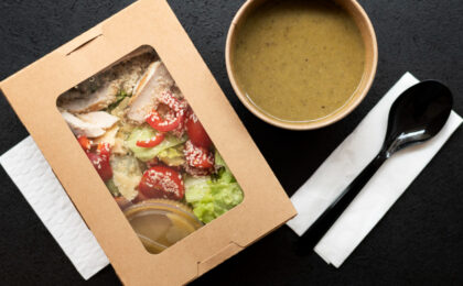 Paper Food Packaging Example for Take out food