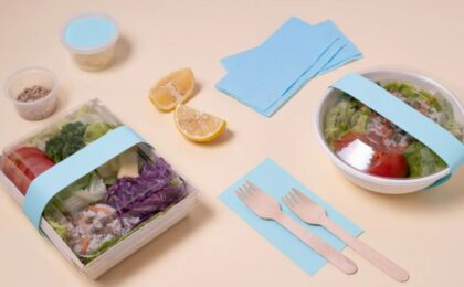 Food Packaging Examples with food inside