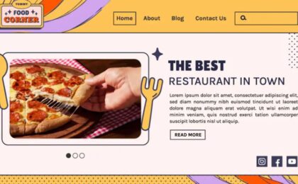 Restaurant Website Template Showcase
