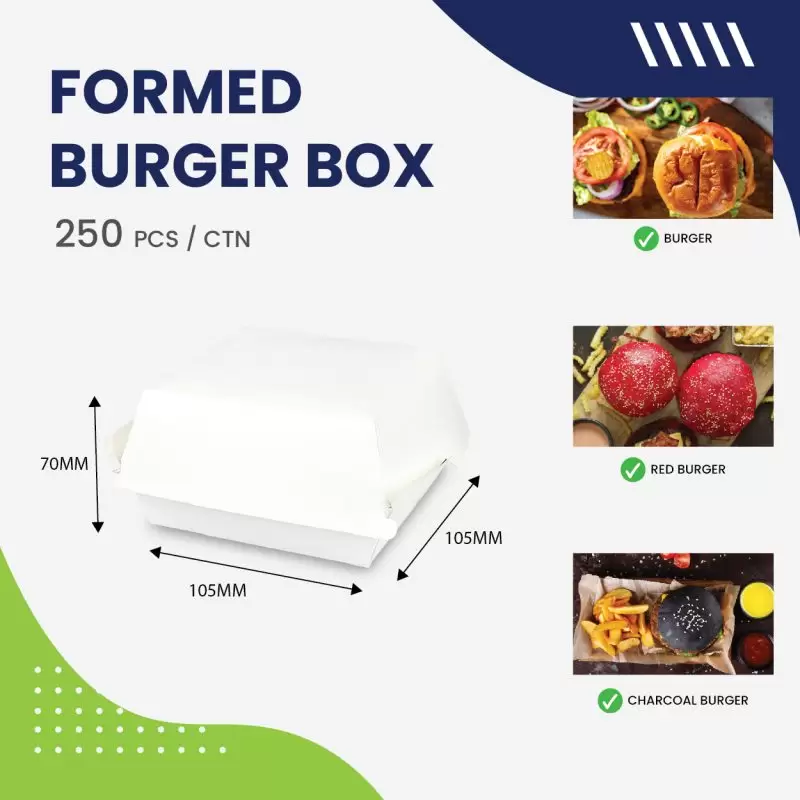 paper lunch box packaging for burgers